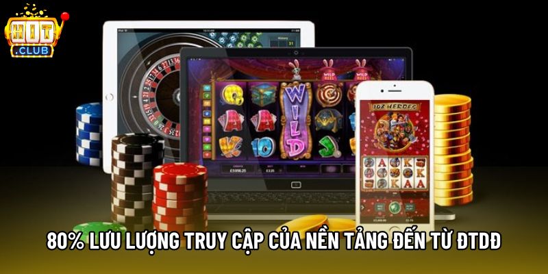 80% lưu lượng truy cập của nền tảng đến từ ĐTDĐ