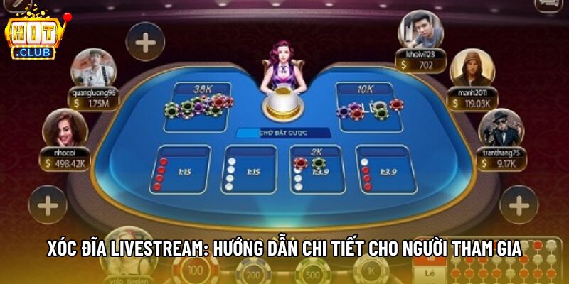 Xóc Đĩa Livestream: Hướng Dẫn Chi Tiết Cho Người Tham Gia